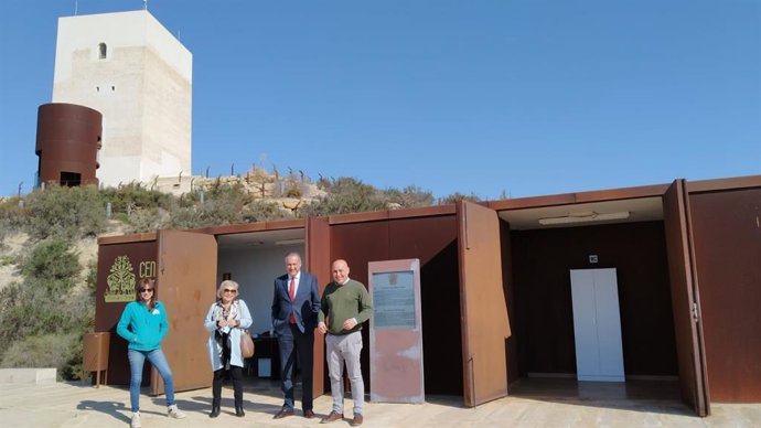 Vicente García en su visita al municipio de Huércal-Overa (Almería)