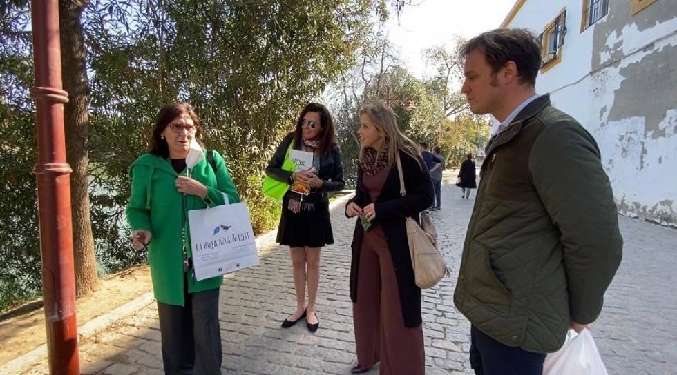La concejal de Vox en el Ayuntamiento de Sevilla, Cristina Peláez.