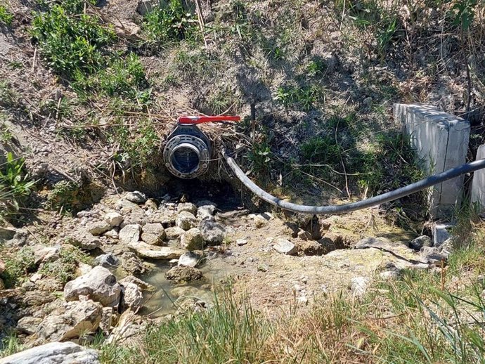 Extracción ilegal de agua en la comarca de Baza