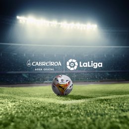 Archivo - La marca de agua mineral Cabreiroá, nuevo patrocinador oficial de LaLiga Santander, LalIga Smartbank y LaLiga Genuine Santander.
