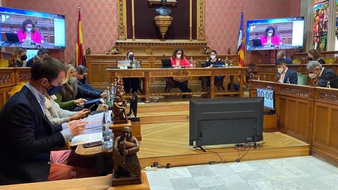 Sesión plenaria del Consell de Mallorca.