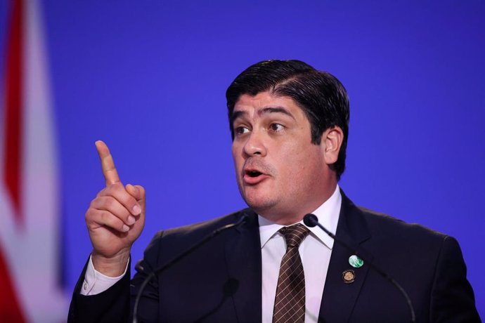 Archivo -  Carlos Alvarado Quesada, presidente de Costa Rica.