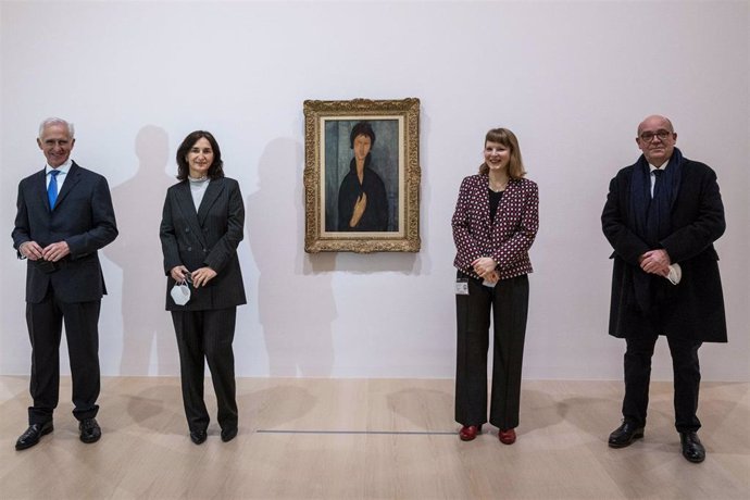 Represnetantes de Musée d'Art Moderne de Paris (MAM) y del Museo Guggenheim Bilbao presentan la exposición Del Fauvismo al Surrealismo