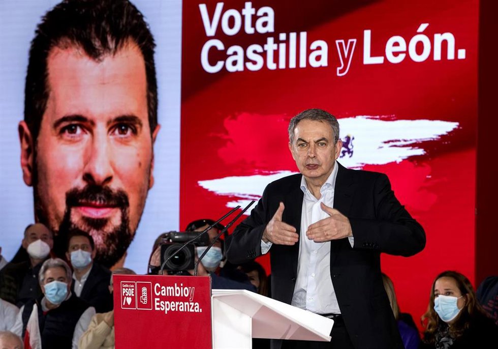 El expresidente del Gobierno José Luis Rodríguez Zapatero.