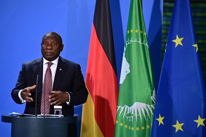 Archivo - El presidente de Sudáfrica, Cyril Ramaphosa