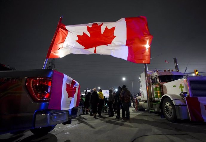 Truckers protest in Canada