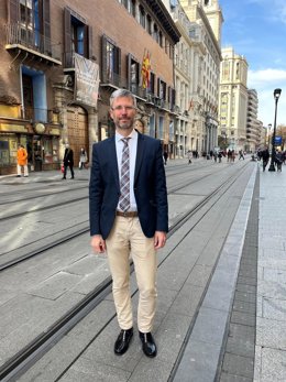 El director de Negocio Agrario de Caja Rural de Aragón, Rubén Artieda