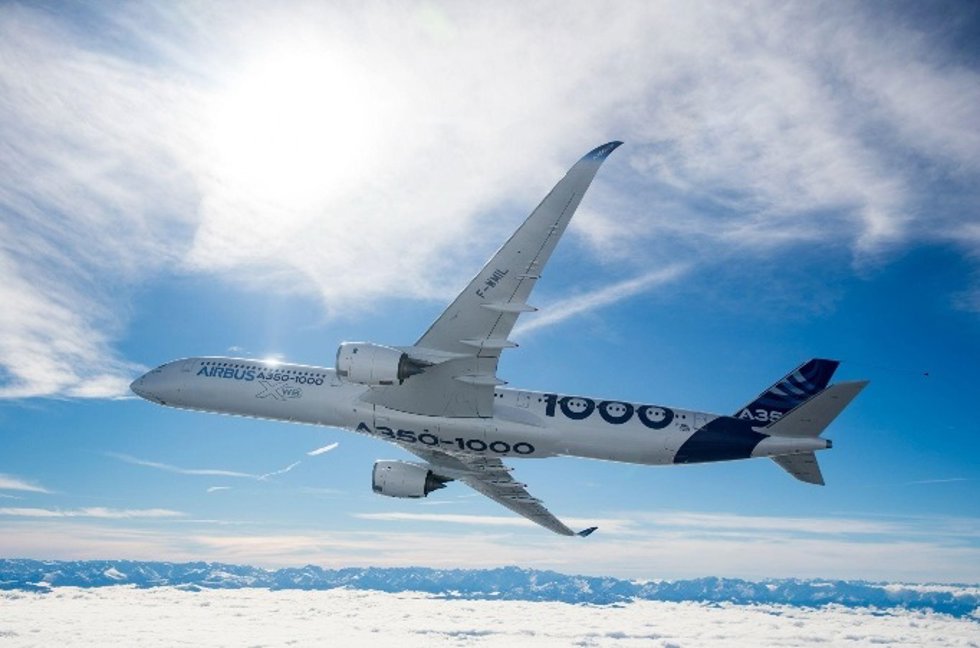 A350-1000 de largo alcance.