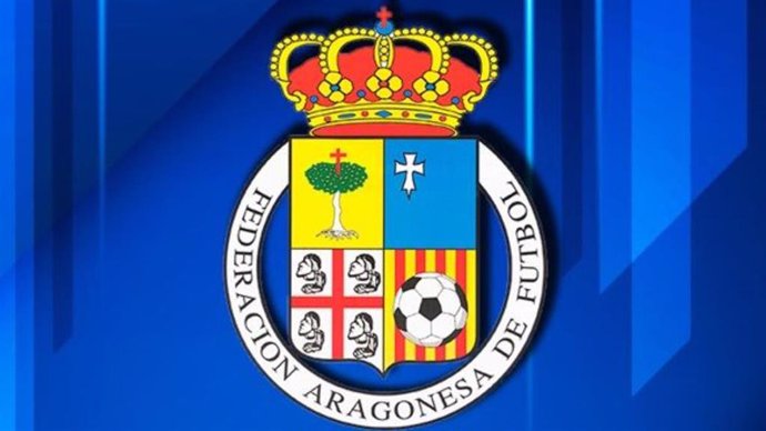 Escudo de la Federación Aragonesa de Fútbol, que será 'Real' a partir de febrero de 2022