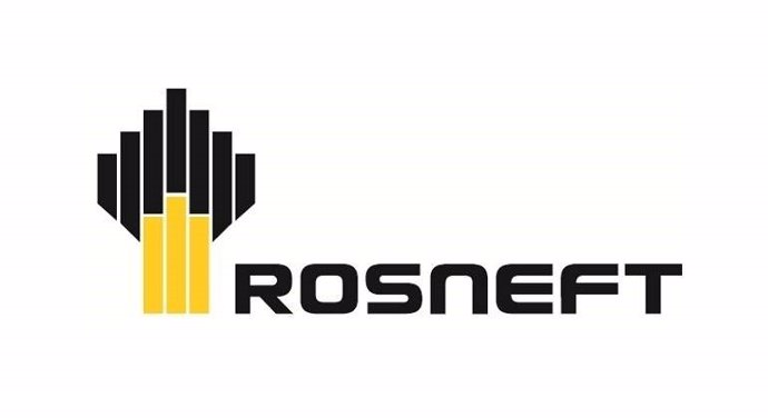 Archivo - Logo de la petrolera rusa Rosneft.