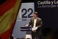Mañueco apela al voto útil al PP para que la fragmentación no le dé el Gobierno al PSOE en CyL