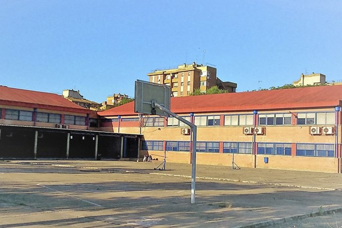 Interior del IES Joaquín Romero Murube de Los Palacios y Villafranca, en Sevilla.