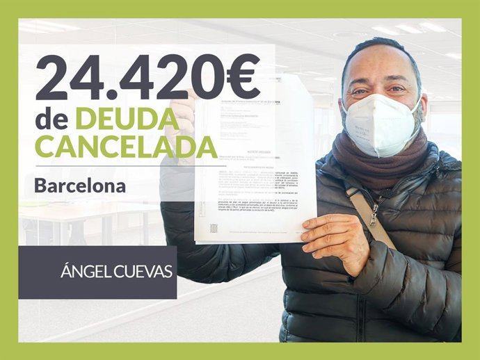 Ángel Cuevas, exonerado con Repara Tu Deuda con la Ley de Segunda Oportunidad.