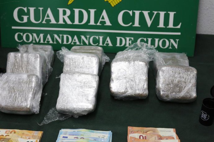 Droga incautada por la Guardia Civil