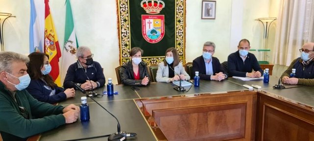 Reunión sobre la depuradora de Arroyo del Ojanco.