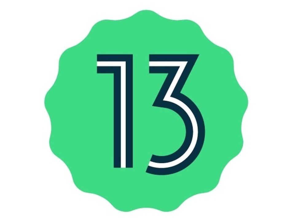 Logo de Android 13.