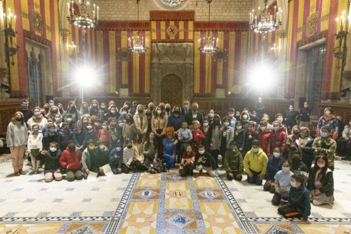 El Pregó dels Infants de las fiestas de Santa Eullia de Barcelona ha reflexionado sobre la alimentación sana y sostenible.