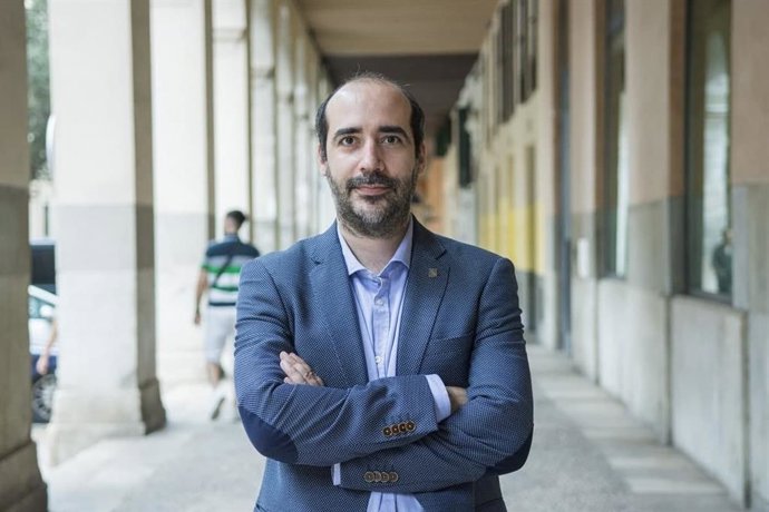 El portavoz parlamentario del grupo Unidas Podemos, Alejandro López.