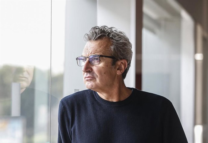 El presidente de la Academia de las Artes y las Ciencias Cinematográficas de España, Mariano Barroso, durante una entrevista con Europa Press. 