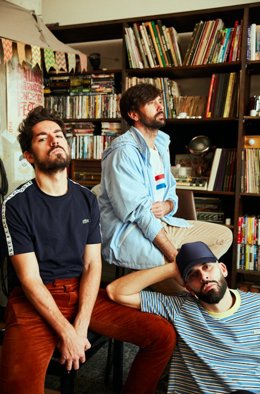 Archivo - De izquierda a darecha: Fito Robles, David Otero y Xavi Road.