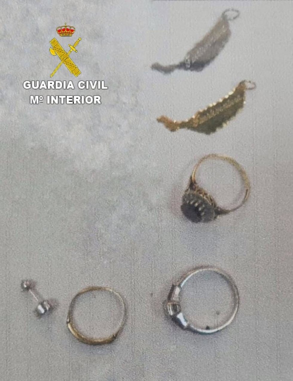 Joyas incautadas