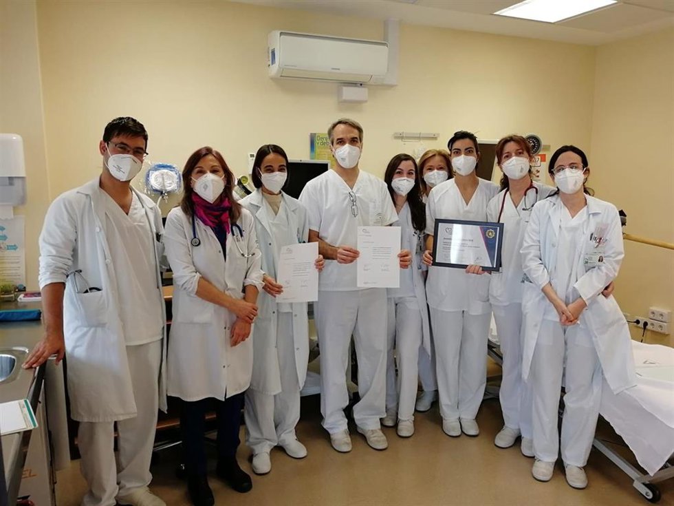 Profesionales del Hospital Alto Guadalquivir.