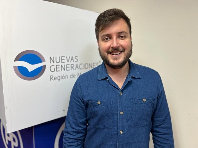El presidente de Nuevas Generaciones Región de Murcia, Antonio Landáburu