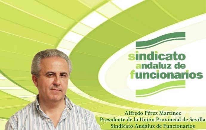 Funcionarios lamentan el fallecimiento de Alfredo Pérez, presidente de la Unión Provincial de Sevilla del SAF