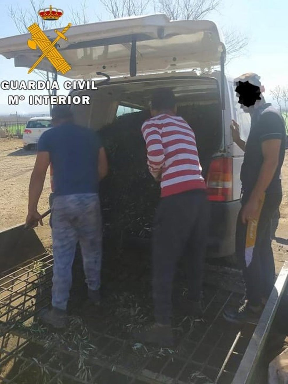 Actuación de la Guardia Civil