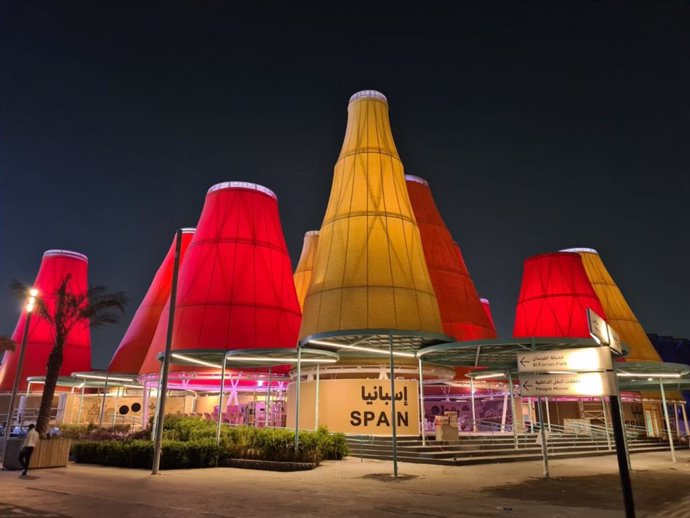 Pabellón de España en la Expo de Dubái.