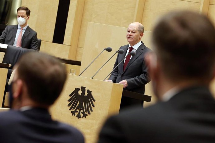 El canciller alemán, Olaf Scholz