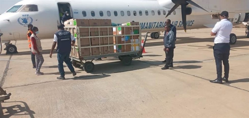 Envío de material médico a Tigray (Etiopía) por la misión de la OMS