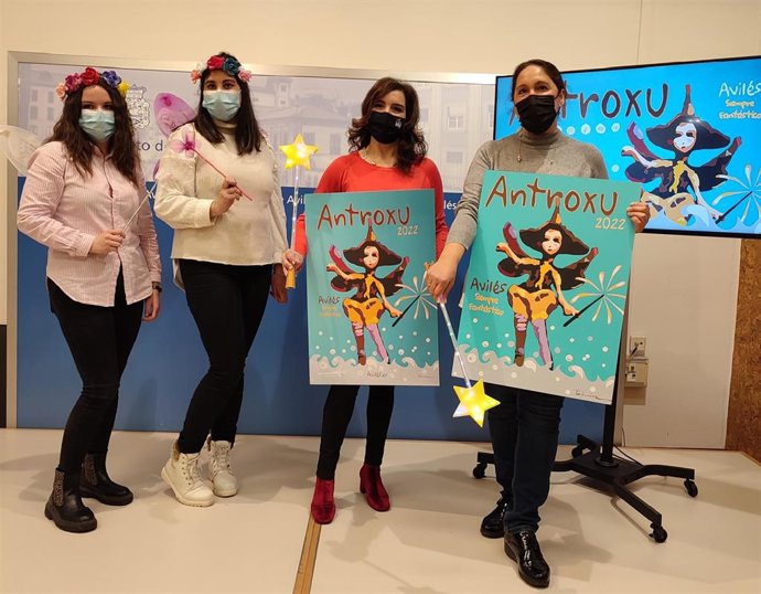 Presentación del programa del Antroxu de Avilés.