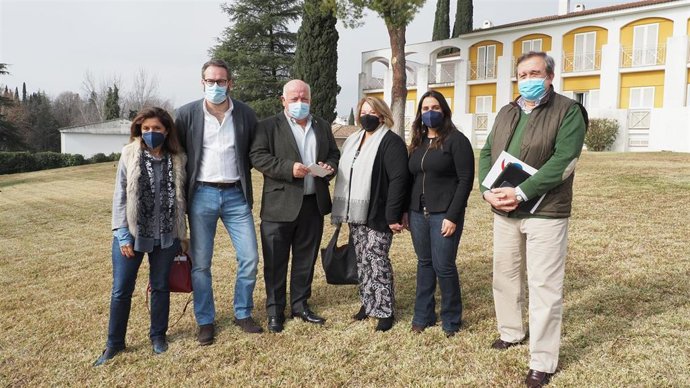 El consejero de Salud, Jesús Aguirre, en el acto de este sábado del Foro Asesor de Salud del PP de Córdoba.