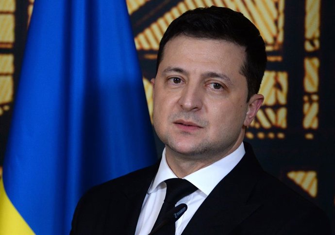 Archivo - Arxiu - Volodimir Zelenski, president d'Ucrana