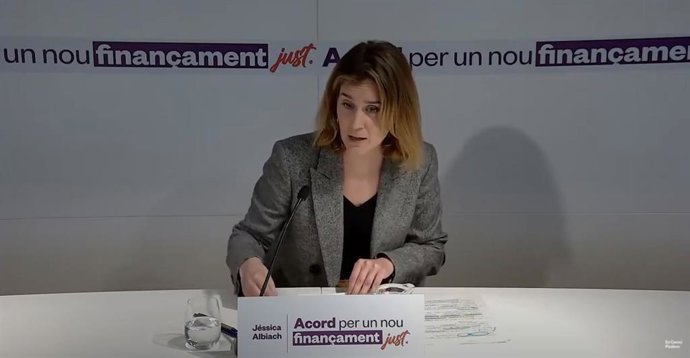 Archivo - La presidenta de los comuns en el Parlament, Jéssica Albiach