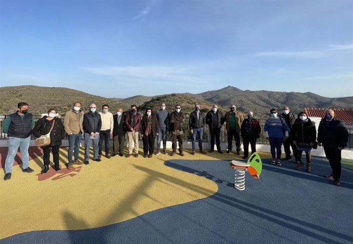 Imagen de este sábado del acto del PP en Benitagla (Almería), el municipio más pequeño de la provincia.