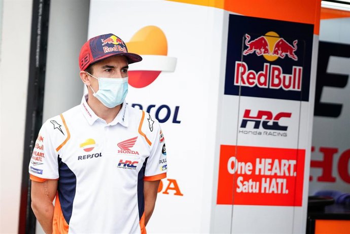 El piloto español de MotoGP Marc Márquez (Repsol Honda)