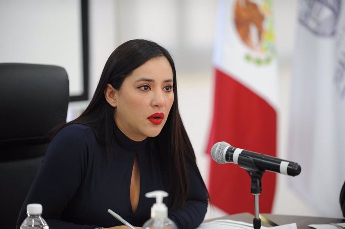 La alcaldesa de Cuauhtémoc, Sandra Cuevas.