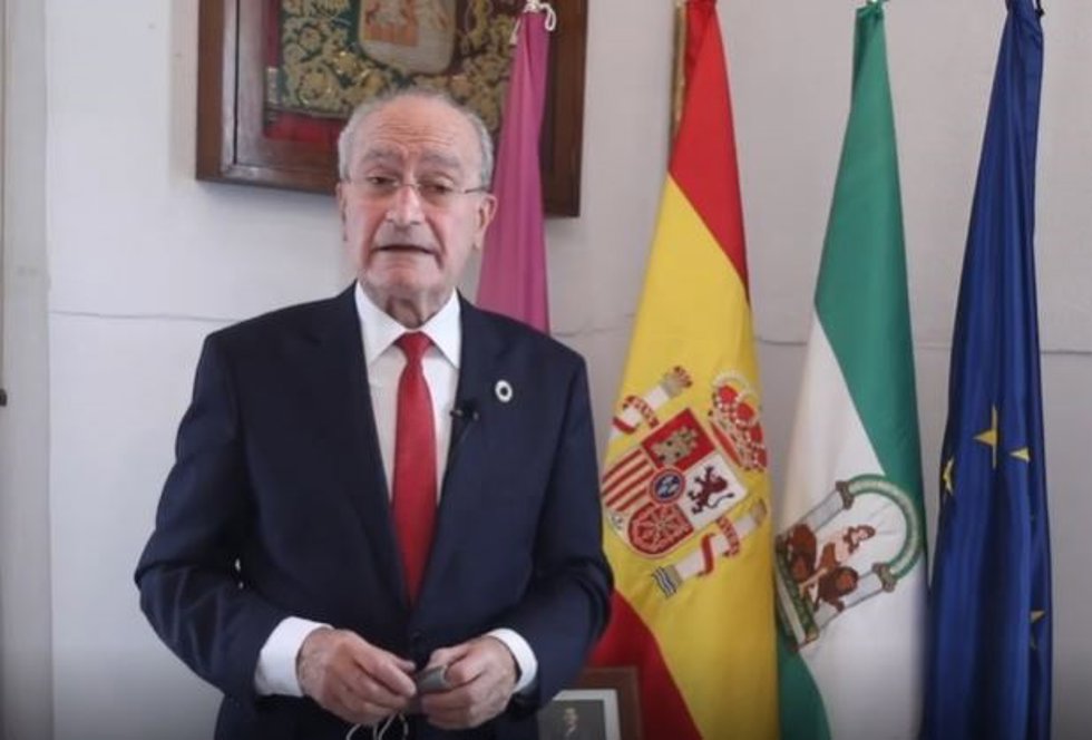 El aclalde de Málaga, Francisco de la Torre