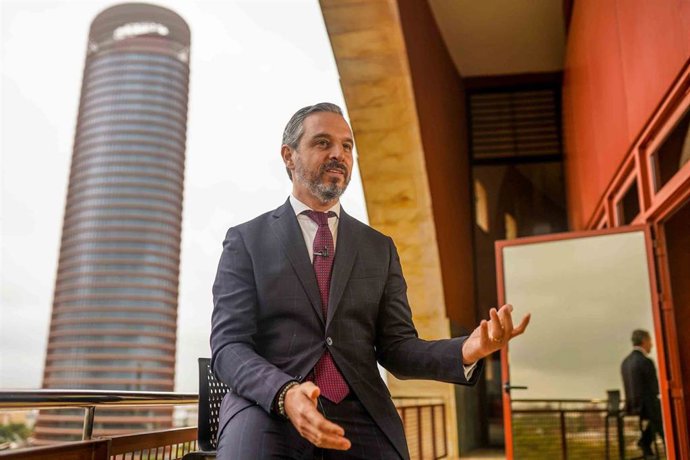 Archivo - El consejero de Hacienda, Juan Bravo, durante una entrevista con Europa Press en diciembre de 2021.