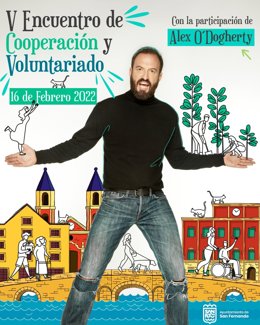 Álex O'Dogherty participa el miércoles en el V Encuentro de Cooperación y Voluntariado de San Fernando