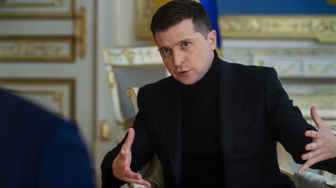 Archivo - Arxiu - Volodimir Zelenski, president d'Ucrana