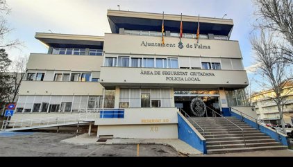 Dos agentes de Policía Local de Palma, heridos al tratar de evitar la pintada de grafitis en plaza del Tubo