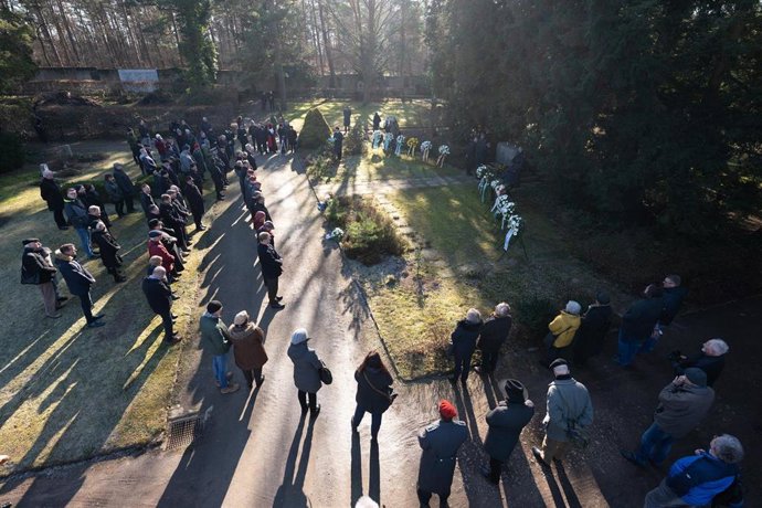 Conmemoración del 77 aniversario del bombardeo de Dresde en 1945 en Alemania