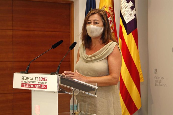 Archivo - La presidenta de las Illes Balears, Francina Armengol. Archivo.