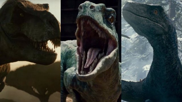 Jurassic World Dominion: Así son los 14 los dinosaurios que aparecen en el tráiler