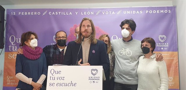 Pablo Fernández de Unidas Podemos ofrece a los medios una valoración final de los resultados electorales