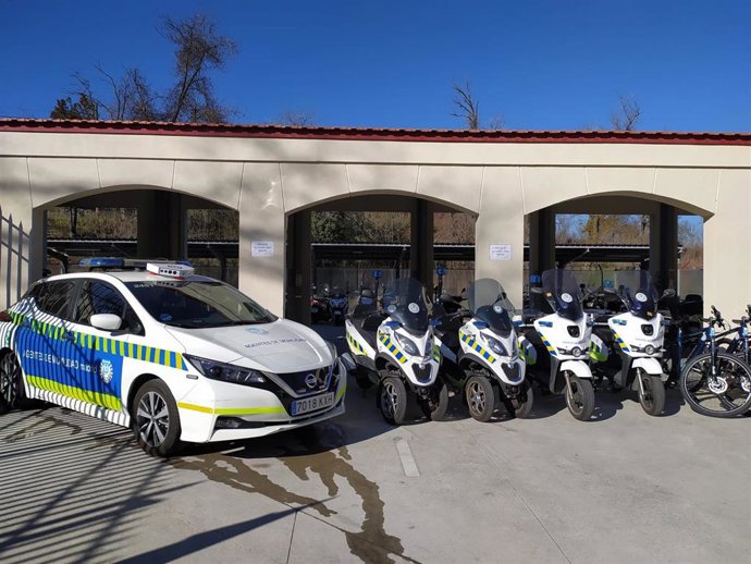 Equipamiento de los Agentes de Movilidad de Madrid.