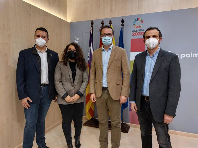 El alcalde de Palma, José Hila, en rueda de prensa.
